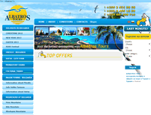 Tablet Screenshot of en.albatrostours.net